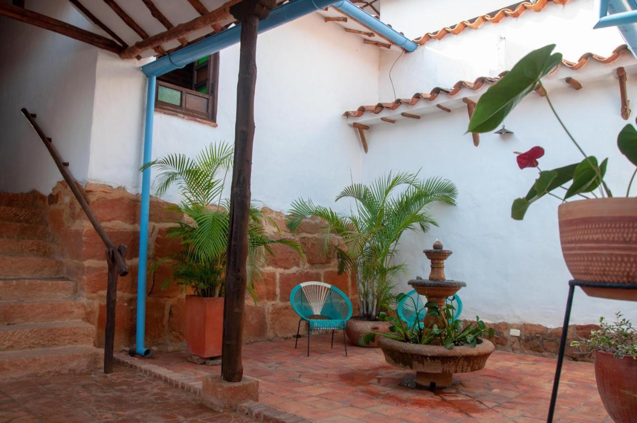 La Juanita Hostel Barichara Exterior foto