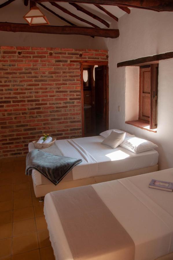 La Juanita Hostel Barichara Exterior foto